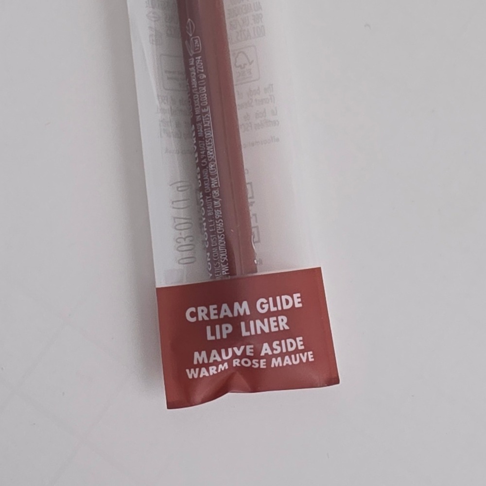 e.l.f. Cream Glide Lip Liner Mauve Aside Warm Rose Mauve 22094 NEW - Picture 2 of 7